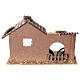 Stajenka z korka, 20x30x15 cm, Scena Bożego Narodzenia Moranduzzo 8 cm s5