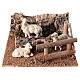 Pecore in collina 5x15x15 cm presepe 14-16 cm s1