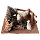 Pecore in collina 5x15x15 cm presepe 14-16 cm s3