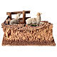 Pecore in collina 5x15x15 cm presepe 14-16 cm s5
