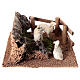 Sheep on the hill 5x15x15 cm nativity scene 14-16 cm s3