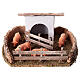 Recinto con maiali 10x15x15 cm presepe 14-16 cm s1