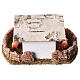 Recinto con maiali 10x15x15 cm presepe 14-16 cm s4
