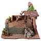 Gallinero escena belén 12x25x20 cm figuras 14-16 cm s4