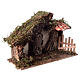 Cabane avec double toit 15x15x15 cm crèche 14-16 cm s3