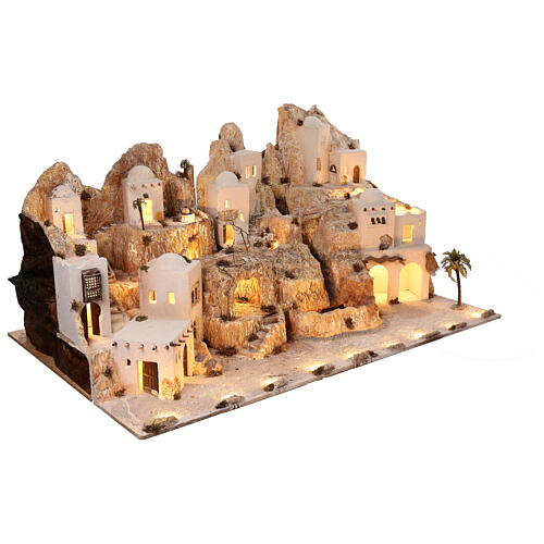 Set crèche en style arabe 14 cm en 2 sections 95x115 cm 9