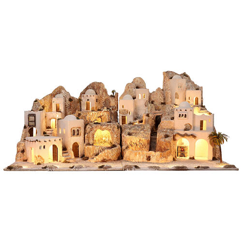 Set crèche en style arabe 14 cm en 2 sections 95x115 cm 13