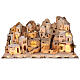 Set presepe in stile arabo 14 cm in 2 sezioni  95x115 cm s1