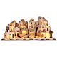 Set presepe in stile arabo 14 cm in 2 sezioni  95x115 cm s13