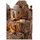 Arabic style nativity scene set 14 cm in 2 sections 95x115 cm s16