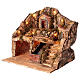 Village ancien pour crèche 10 cm 40x40x40 cm napolitaine s4