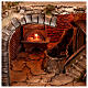 Village for 12 cm Neapolitan Nativity Scene with fountain, oven and windmill, 75x80x75 cm s6