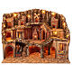 Presepe Napoli ruscello mulino per statue 12 cm 75x100x70 cm s1