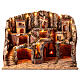 Neapolitan nativity scene stream oven mill for statues 10 cm, 70x85x60 cm s1