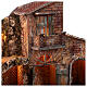 Casa con stalla Napoli presepe 14-16 cm paniere movimento 45x60x35 cm s2