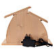 Altea wooden nativity scene Valgardena nativity Rudolf 3 pieces colored LED s8