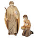 Presepe Val Gardena capanna Altea 13 pezzi Rudolf colorato h 9 cm s5