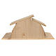 Presepe Val Gardena capanna Altea 13 pezzi Rudolf colorato h 9 cm s9