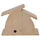 Holy Family set Valgardena natural wood with Altea stable Aram 7 cm s7