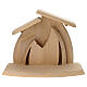 "Altea" Nativity Scene of Val Gardena natural wood with "Aram" Holy Family of 10 cm s5