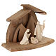 Crèche Val Gardena Nativité Aram h 13 cm bois naturel s4