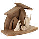 Presepe Val Gardena natività Aram h 13 cm legno naturale s4