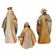 Val Gardena Nativity Scene with Altea stable and Aram figurines of 7 cm, set of 16 painted characters s4