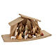 Crèche Val Gardena Altea figurines 7 cm Aram colorées 16 pcs s6