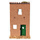 House frontage with clothes on a line, 10x20x5 cm for 6 cm Nativity Scene s4