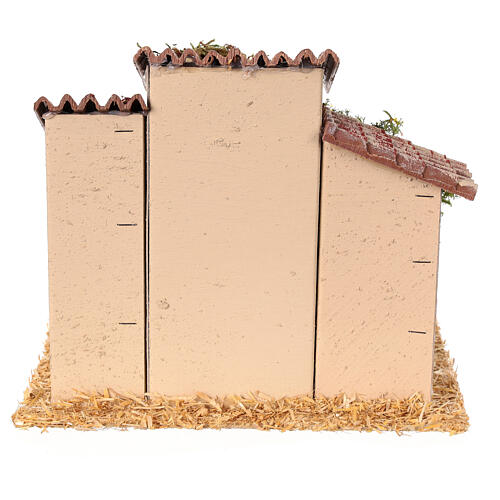 Manzana rural con árbol 20x15x15 cm belén 6 cm 4