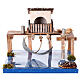 Portion de mer : cabane pêcheur avec mer 20x15x15 cm crèche 6 cm s1