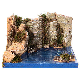 Seaside area: Sea cliff 20x10x15 cm