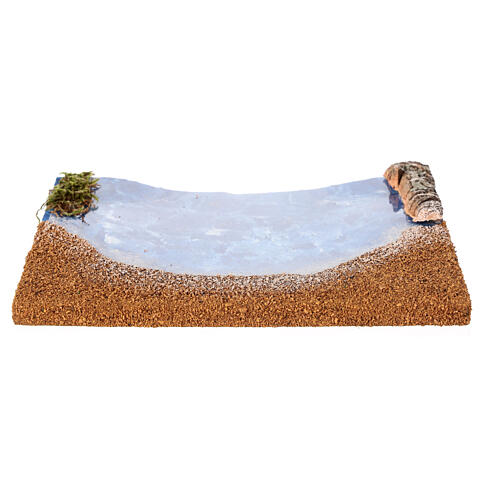 Meeresstück mit Strand – 15 × 20 cm, Krippenzubehör 5