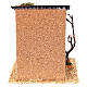 Stalla con mattoni chiari 15x15x15 cm presepe 6-8 cm s4