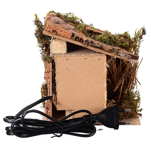 Szene mit Geburt Christi in Bewegung, für 10 cm Krippe, Moranduzzo 4