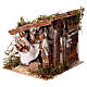 Setting with Moranduzzo Nativity of 10 cm, animated scene s2