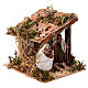 Setting with Moranduzzo Nativity of 10 cm, animated scene s3