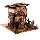 Setting with animated coppersmith for 10 cm Moranduzzo Nativity Scene s3