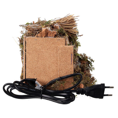 Szene mit Stallknecht in Bewegung, für 10 cm Krippe, Moranduzzo 4