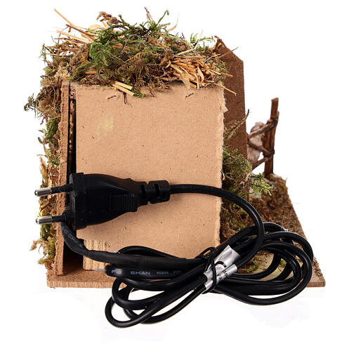 Szene mit Schafscherer in Bewegung, für 10 cm Krippe, Moranduzzo 4