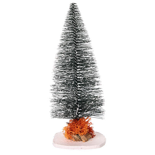 Pino su roccia innevata h. 12 cm 1