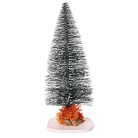 Pine on snowy rock figurine h. 12cm