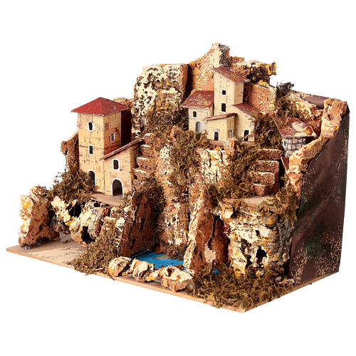 Ambientazione 30x15x20 cm per presepe 4 cm 2