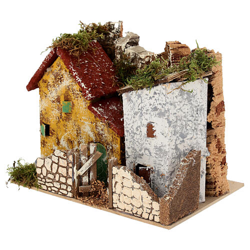 Farmhouse for 8-10 cm Nativity Scene, 15x20x15 cm 3