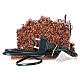 Fuoco con lampada effetto fiamma presepe 10 cm 15x10x10 cm s4