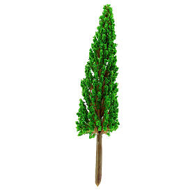 Miniature cypress tree, plastic 6-10 cm nativity Moranduzzo