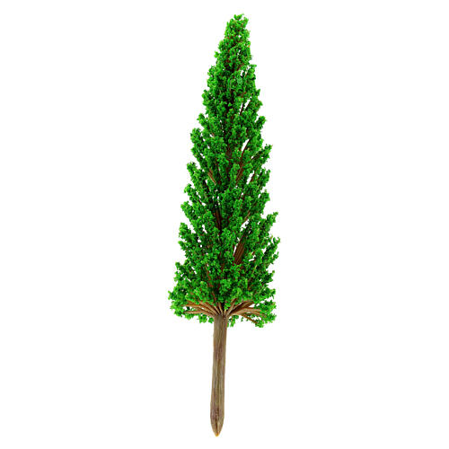 Miniature cypress tree, plastic 6-10 cm nativity Moranduzzo 1