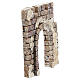 Miniature wall with arch entry, for 4 cm Moranduzzo nativity s3