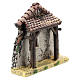Nativity scene setting, house fornt ruin Moranduzzo in resin for 4-6 cm statues s3