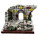 Miniature ancient ruin with arch in resin, Moranduzzo nativity 4-6 cm s1